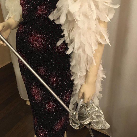 RARE gorgeous pixie dress covered in sapphire pink glitter! - Picture 14 of 16